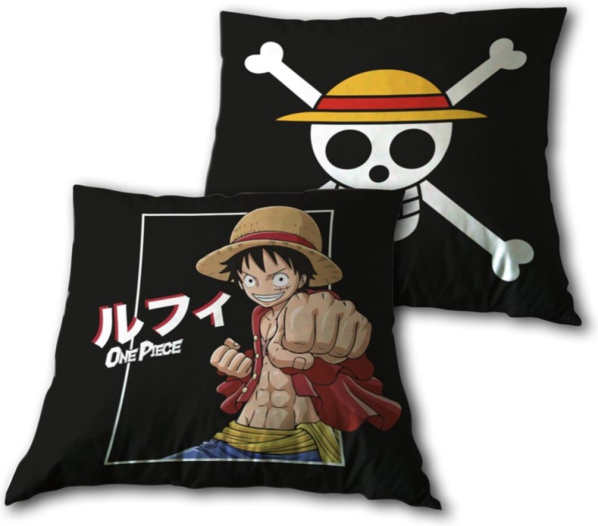 Housse de Coussin One Piece Luffy Kawaii - Boutique One Piece